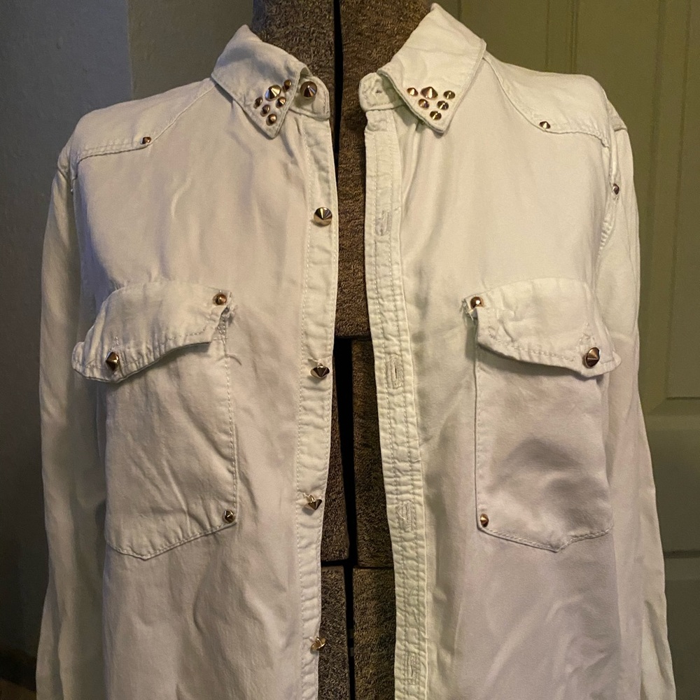 &Denim studded button down - Picture 4 of 4